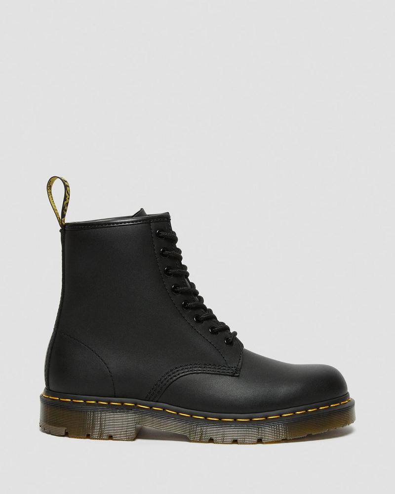 Men's Dr Martens 1460 Slip Resistant Leather Work Boots Black | AU 647HAP